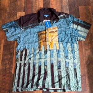 Market Studios “Evening Blue” Button Up Shirt